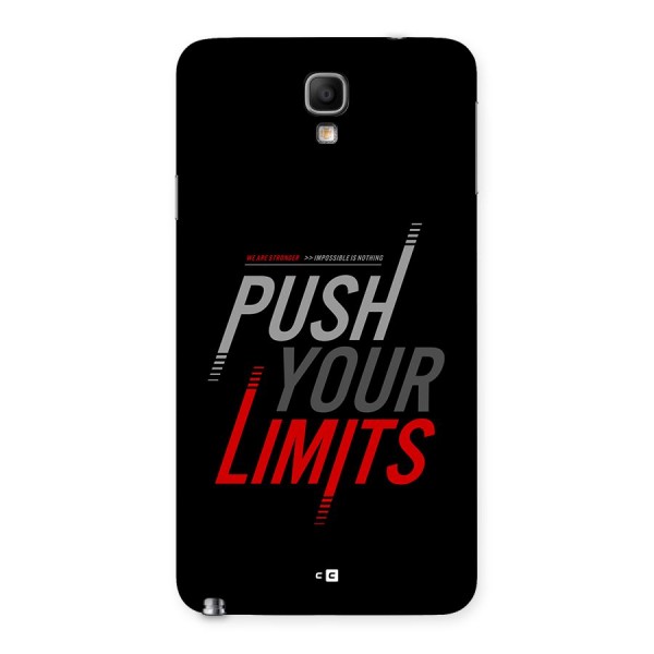 Push Your Limits Back Case for Galaxy Note 3 Neo