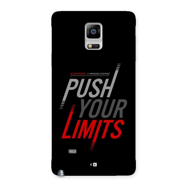 Push Your Limits Back Case for Galaxy Note 4