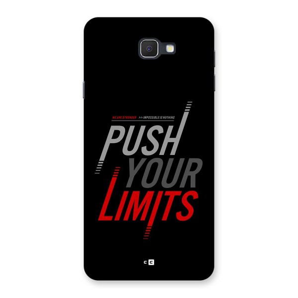 Push Your Limits Back Case for Galaxy On7 2016