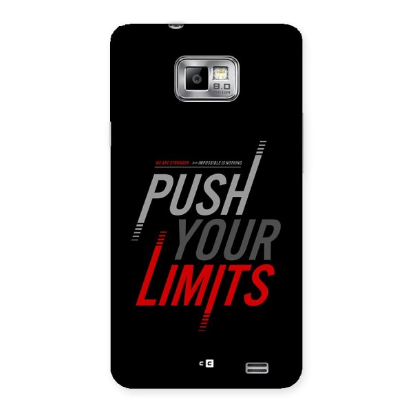 Push Your Limits Back Case for Galaxy S2