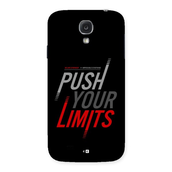 Push Your Limits Back Case for Galaxy S4