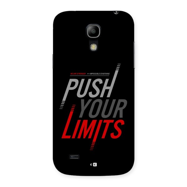 Push Your Limits Back Case for Galaxy S4 Mini