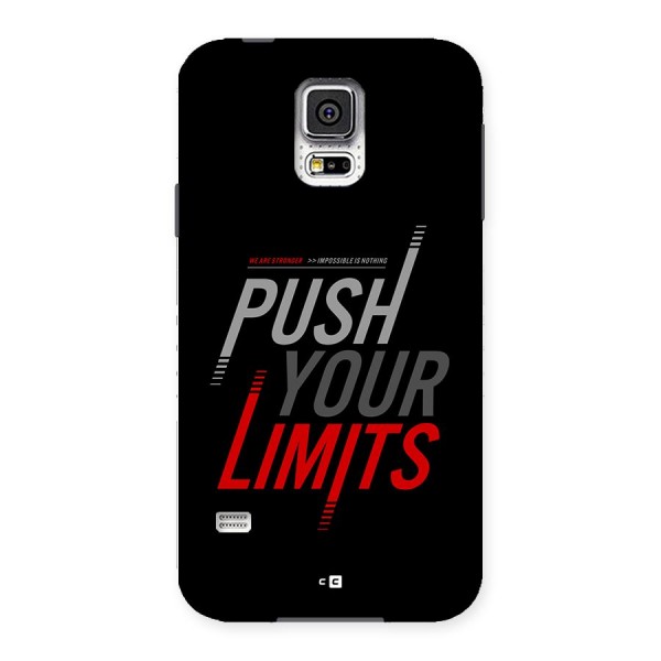 Push Your Limits Back Case for Galaxy S5