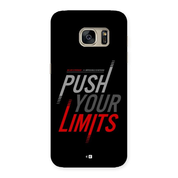 Push Your Limits Back Case for Galaxy S7