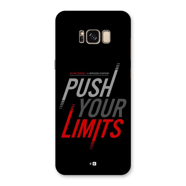 Push Your Limits Back Case for Galaxy S8 Plus