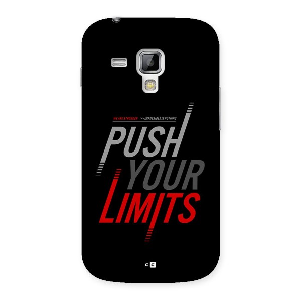 Push Your Limits Back Case for Galaxy S Duos