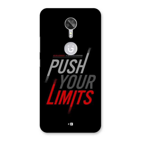 Push Your Limits Back Case for Gionee A1