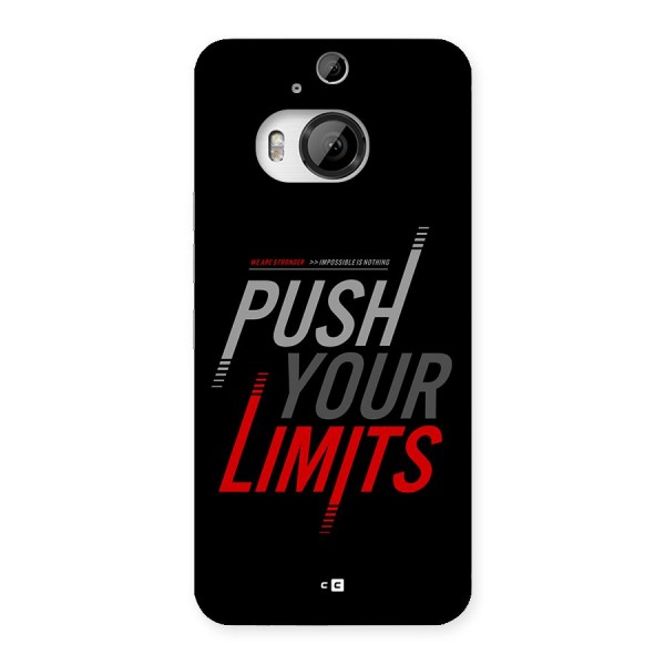 Push Your Limits Back Case for HTC One M9 Plus