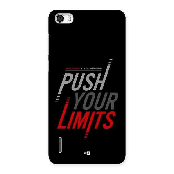 Push Your Limits Back Case for Honor 6