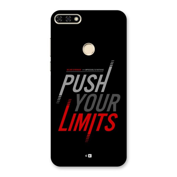 Push Your Limits Back Case for Honor 7A