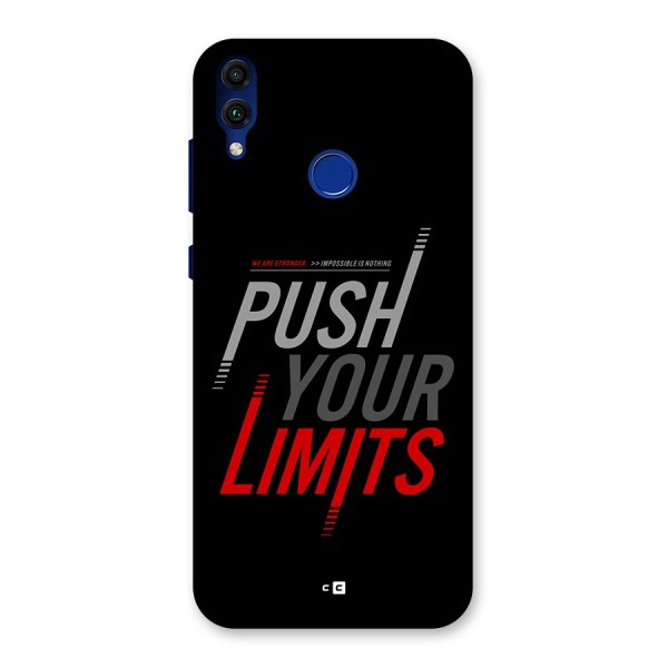 Push Your Limits Back Case for Honor 8C