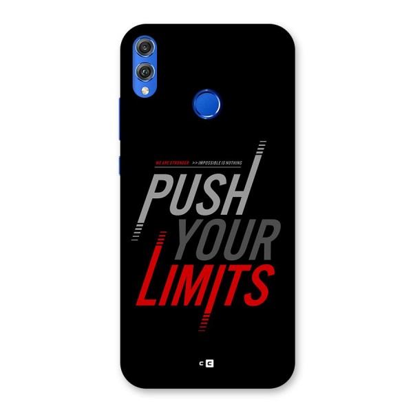 Push Your Limits Back Case for Honor 8X