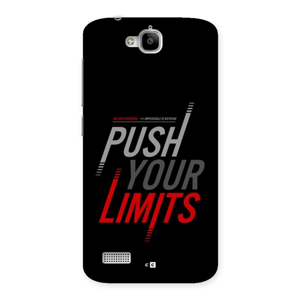 Push Your Limits Back Case for Honor Holly