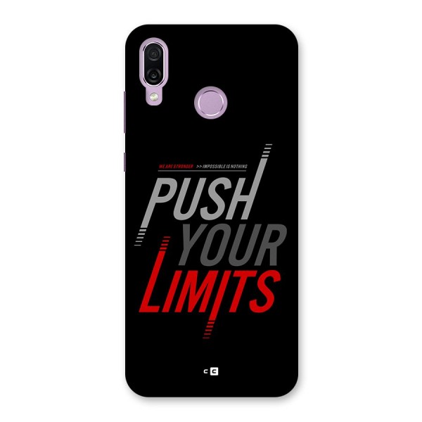 Push Your Limits Back Case for Honor Play