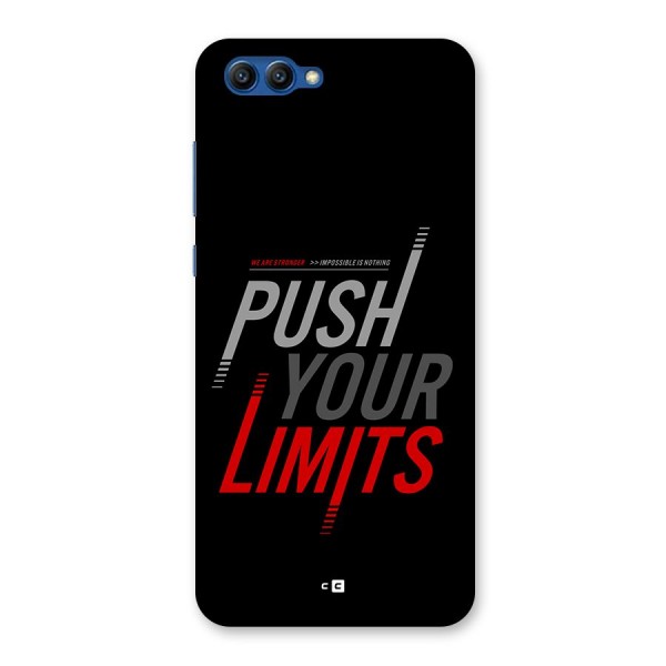 Push Your Limits Back Case for Honor View 10