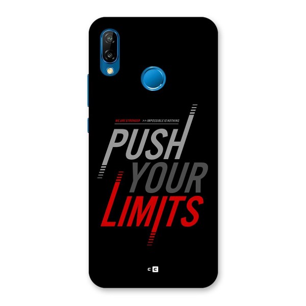 Push Your Limits Back Case for Huawei P20 Lite