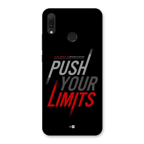 Push Your Limits Back Case for Huawei Y9 (2019)