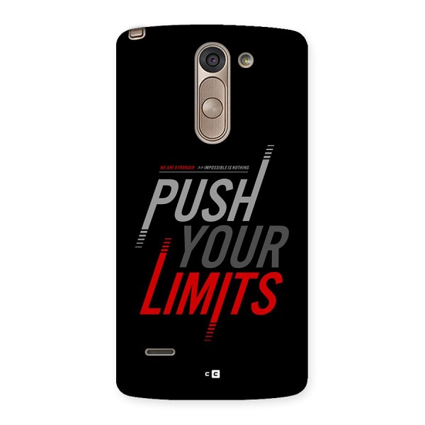 Push Your Limits Back Case for LG G3 Stylus