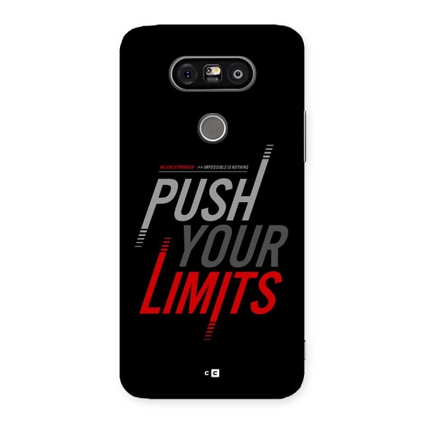 Push Your Limits Back Case for LG G5