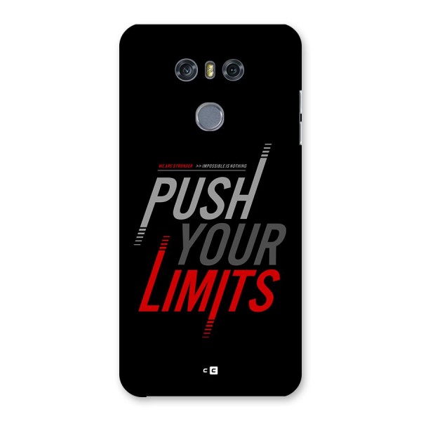 Push Your Limits Back Case for LG G6