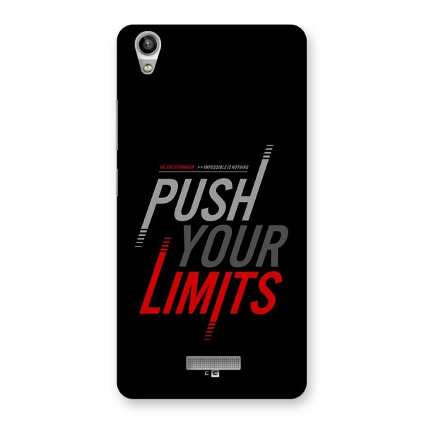 Push Your Limits Back Case for Lava Pixel V1