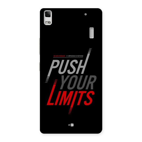 Push Your Limits Back Case for Lenovo A7000