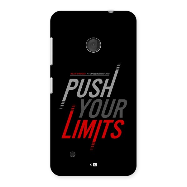 Push Your Limits Back Case for Lumia 530