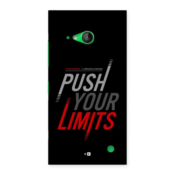 Push Your Limits Back Case for Lumia 730