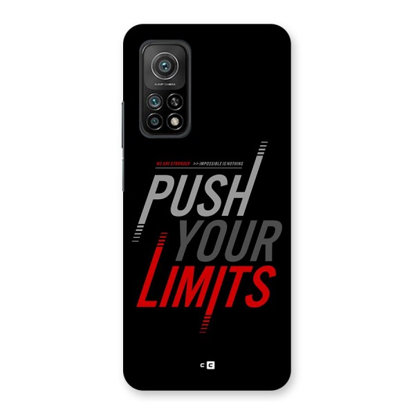 Push Your Limits Back Case for Mi 10T 5G