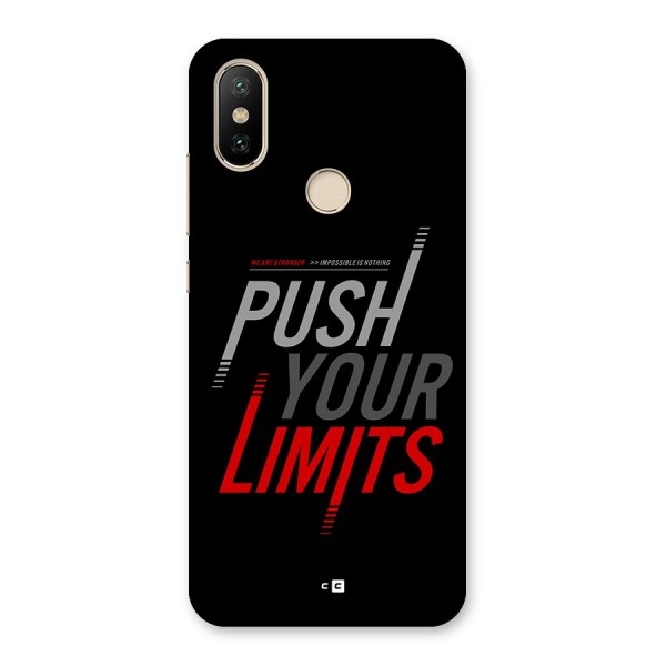 Push Your Limits Back Case for Mi A2