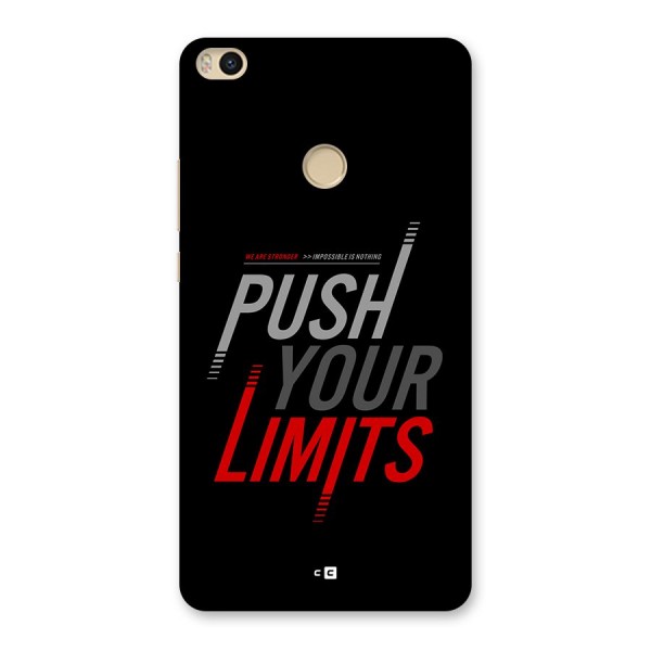 Push Your Limits Back Case for Mi Max 2