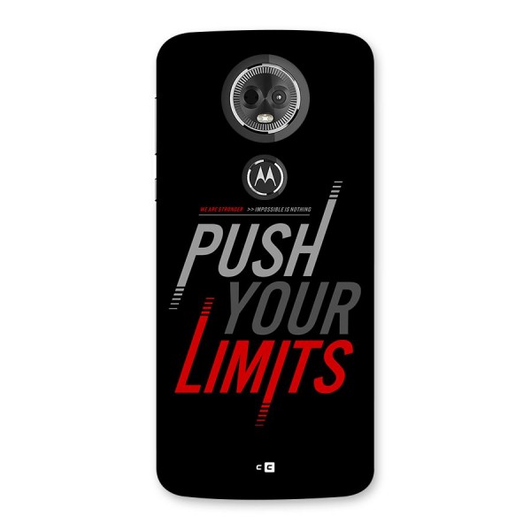 Push Your Limits Back Case for Moto E5 Plus