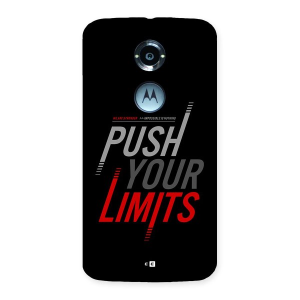 Push Your Limits Back Case for Moto X2