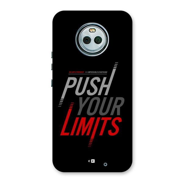 Push Your Limits Back Case for Moto X4