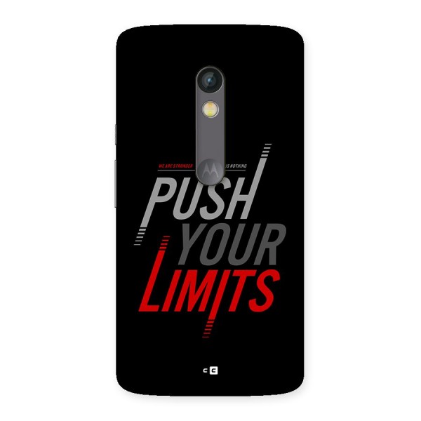 Push Your Limits Back Case for Moto X Play