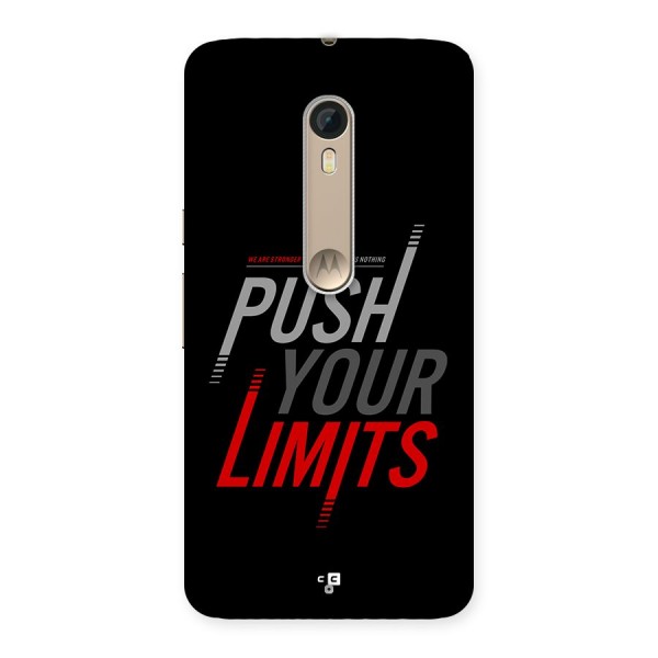 Push Your Limits Back Case for Moto X Style