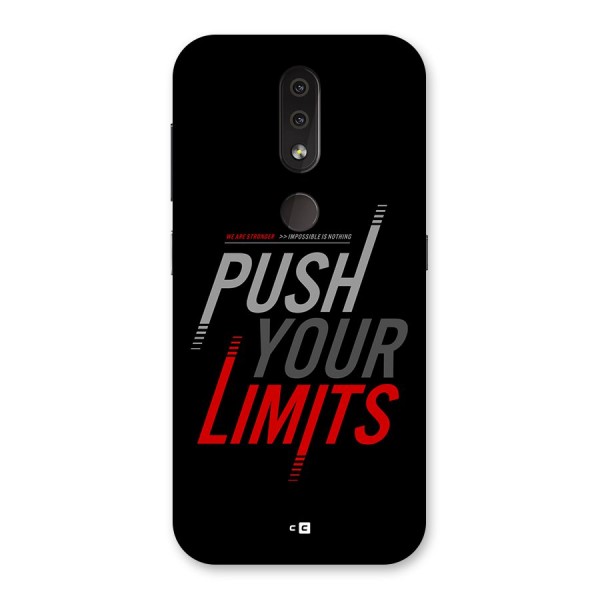 Push Your Limits Back Case for Nokia 4.2