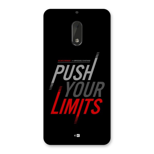 Push Your Limits Back Case for Nokia 6