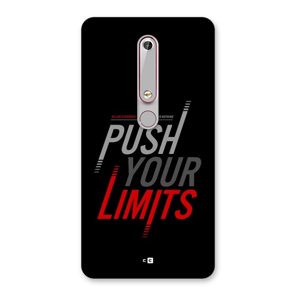 Push Your Limits Back Case for Nokia 6.1