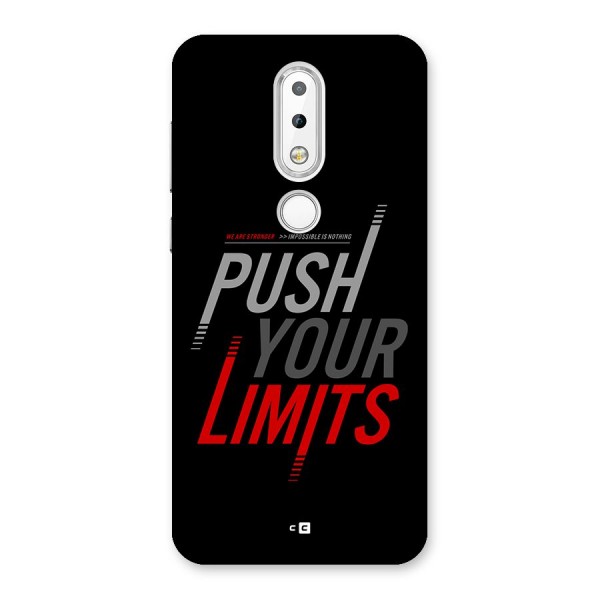 Push Your Limits Back Case for Nokia 6.1 Plus