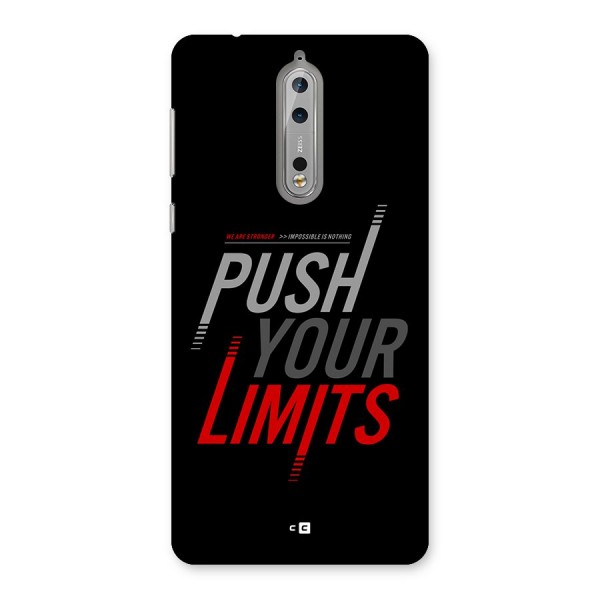 Push Your Limits Back Case for Nokia 8