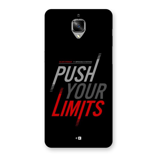 Push Your Limits Back Case for OnePlus 3T