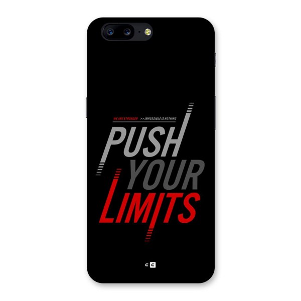 Push Your Limits Back Case for OnePlus 5