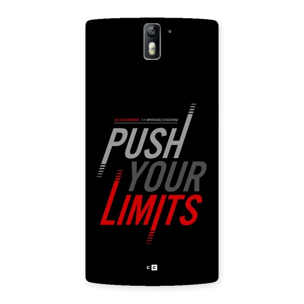 Push Your Limits Back Case for OnePlus One