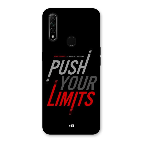 Push Your Limits Back Case for Oppo A31