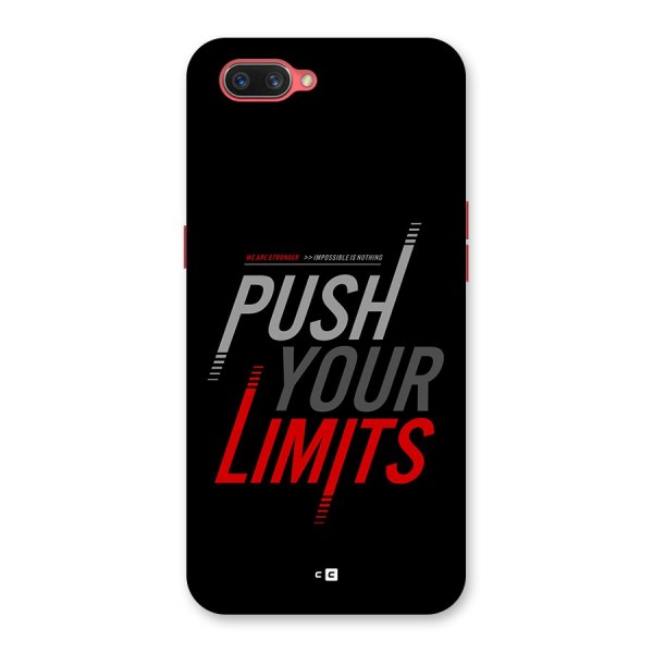 Push Your Limits Back Case for Oppo A3s