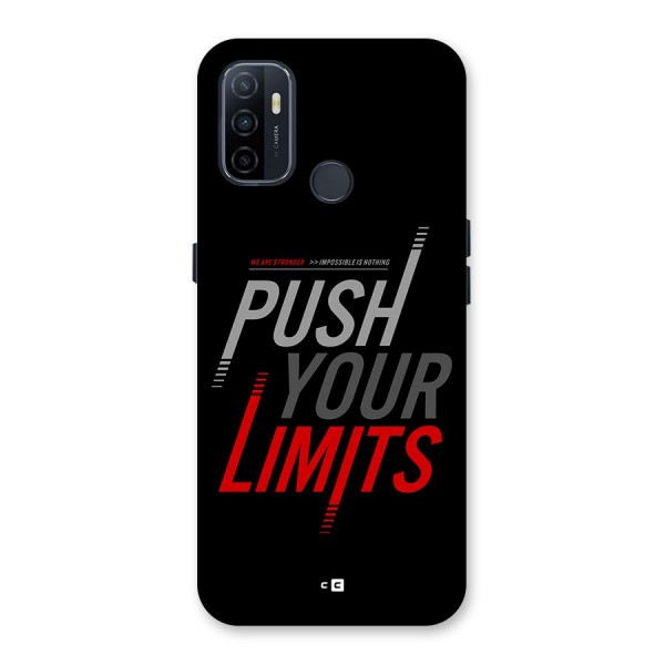 Push Your Limits Back Case for Oppo A53