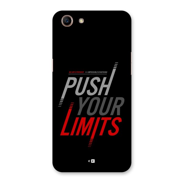 Push Your Limits Back Case for Oppo A83 (2018)