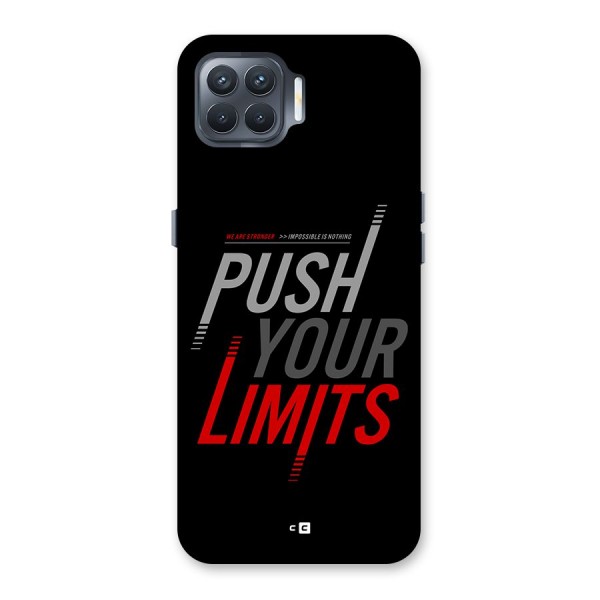 Push Your Limits Back Case for Oppo F17 Pro