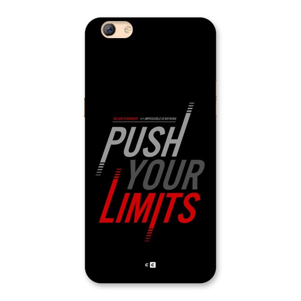 Push Your Limits Back Case for Oppo F3 Plus